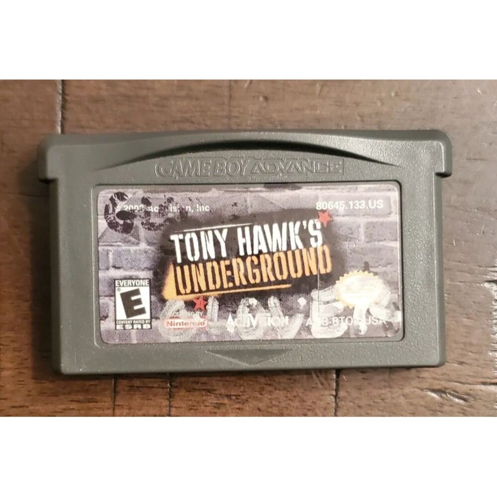 Gameboy Advance Tony Hawks Underground